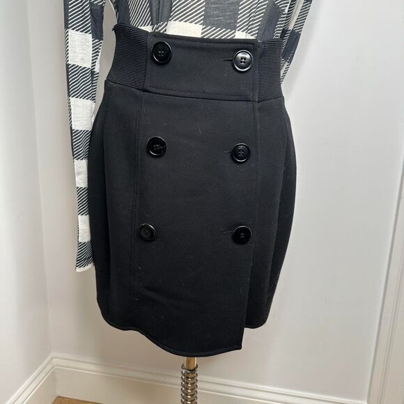 Proenza Schouler mod black mini skirt 60s retro - Picture 10 of 15